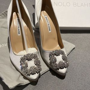 Authentic Manolo Blahnik Hangisi Pumps